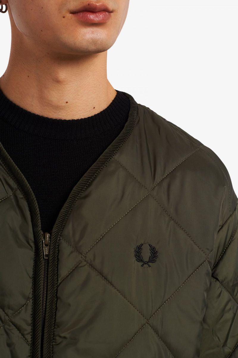 Olive Green Fred Perry J2852 Men's Jackets | PH 1205UZGT